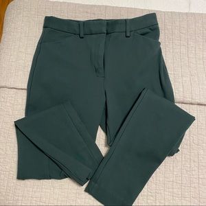 Express Green Skinny Work Pant